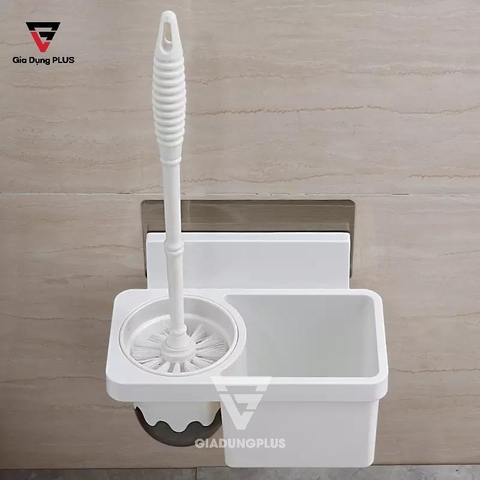 Bộ Chổi Bồn Cầu & Kệ Đựng Dán Tường Đa Năng Cho Toilet Tiện Ích ShuangQing (SQ-0110) - Gia dụng Plus