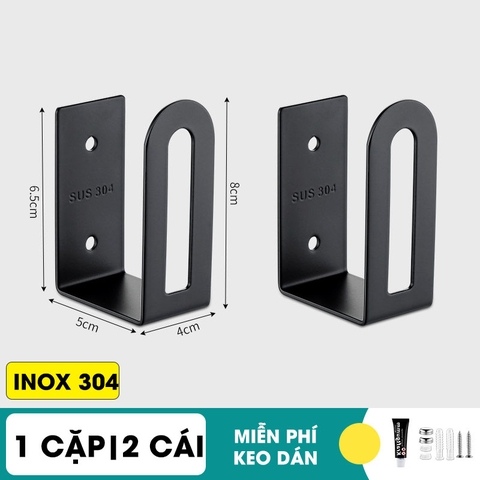 Giá cài thớt, cài vung nồi dán tường inox 304 Gia Dụng Plus - miễn phí keo dán tường siêu chắc, chịu lực Lazydo (LZ-0206) - Gia dụng Plus