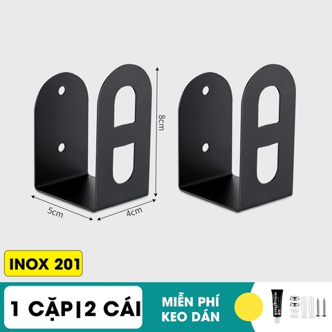 Giá cài thớt, cài vung nồi dán tường inox 304 Gia Dụng Plus - miễn phí keo dán tường siêu chắc, chịu lực Lazydo (LZ-0206) - Gia dụng Plus