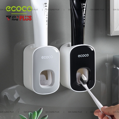 Bộ Kệ Để Bàn Chải Đánh Răng - Kèm Cốc Súc Miệng Úp Trong Kệ Trong Suốt Đa Năng Cho Phòng Tắm, Bồn Rửa Mặt | Ecoco Chính Hãng - Gia dụng Plus