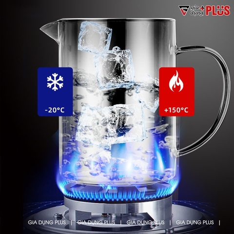 Ca Lọc Dầu Ăn Thuỷ Tinh Borosilicate, Bình Lọc Dầu Ăn Nắp Inox 304 Cao Cấp Dung Tích Lớn (800ML, 1000ML, 1300ML) PHALEDO