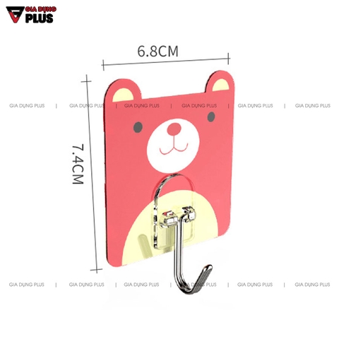 Móc treo đa năng dán tường siêu chắc (chịu lực đến 10kg mỗi móc) ShuangQuing (SQ-0120) - Gia dụng Plus