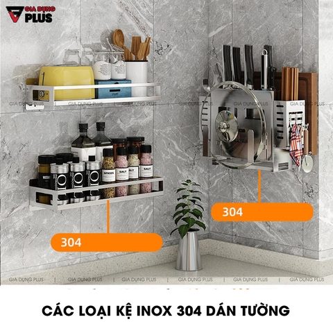 Hộp Cài Dao, Đựng Đũa / Thớt / Úp Vung Nồi Đa Năng INOX 304 Cao Cấp Không Gỉ | Đặt Bàn & Dán Tường | TIGGANG - Gia dụng Plus