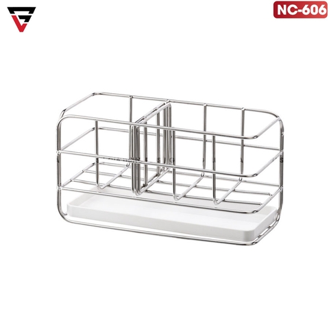 Giá Đựng Đồ Rửa Chén, Bọt Biển Dán Tường Đa Năng INOX SUS 304 | Nacchan - Gia dụng Plus