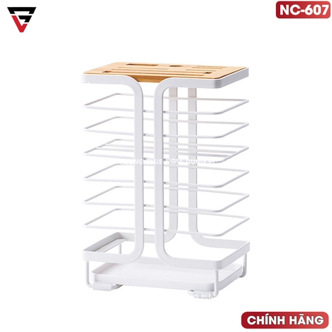 Giá Cài Dao Đa Năng Đặt Bàn Có Khay Hứng Nước Sạch Sẽ | Nacchan - Gia dụng Plus