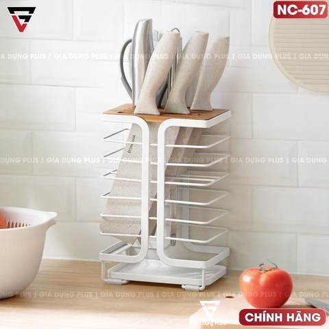 Giá Cài Dao Đa Năng Đặt Bàn Có Khay Hứng Nước Sạch Sẽ | Nacchan - gia dụng plus