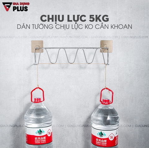 Giá Treo Để Dép Đôi Đa Năng Cho Phòng Tắm, Nhà Vệ Sinh Dán Tường INOX 304 Không Gỉ | ShuangQuing - Gia dụng Plus