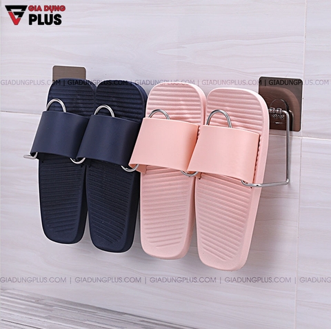 Giá Treo Để Dép Đôi Đa Năng Cho Phòng Tắm, Nhà Vệ Sinh Dán Tường INOX 304 Không Gỉ | ShuangQuing - Gia dụng Plus
