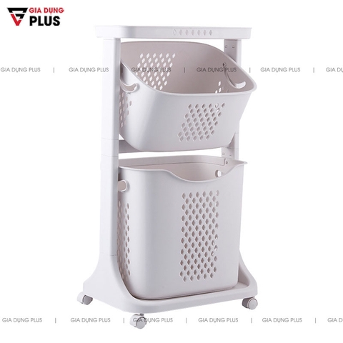 Giỏ Đựng Quần Áo Bẩn Xuất Nhật Đa Năng (2 Tầng & 3 Tầng) Cho Phòng Tắm Gọn Gàng & Sạch Sẽ | Hàng Nhập Khẩu Chính Hãng Nanhe - Gia dụng Plus