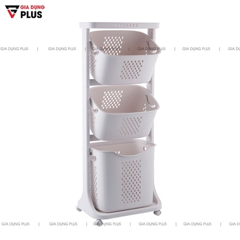Giỏ Đựng Quần Áo Bẩn Xuất Nhật Đa Năng (2 Tầng & 3 Tầng) Cho Phòng Tắm Gọn Gàng & Sạch Sẽ | Hàng Nhập Khẩu Chính Hãng Nanhe - Gia dụng Plus
