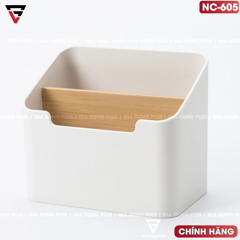 Hộp Đựng Điều Khiển - Remote Đa Năng Đặt Bàn (Nhựa & Gỗ) | Nacchan - Gia dụng Plus