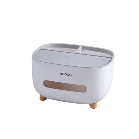 Hộp Đựng Giấy Ăn Đặt Bàn Nhựa ABS Cao Cấp Bo Tròn | Ecoco Chính Hãng - Gia dụng Plus