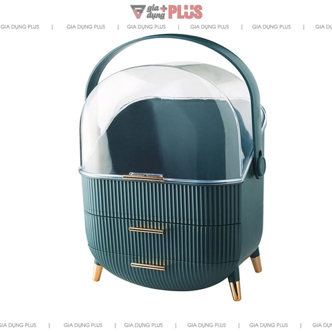 Hộp Đựng Mỹ Phẩm & Đồ Trang Điểm 4 Tầng Đa Năng Có Tay Xách & Ngăn Kéo Tiện Lợi VIMORA - Gia dụng Plus