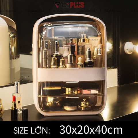 Hộp Đựng Mỹ Phẩm & Đồ Trang Điểm Đa Năng Ba Tầng Nhựa ABS Cao Cấp Chính Hãng VIMORA - Gia dụng Plus