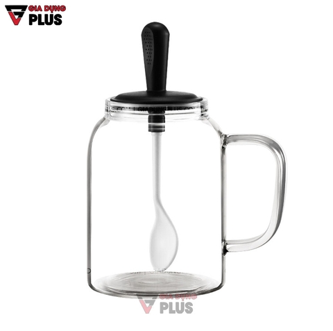 Lọ Đựng Gia Vị Thìa Liền Nắp Có Tay Cầm Thuỷ Tinh Borosilicate | Mẫu Mới 2021 | KUAKE - Gia dụng Plus