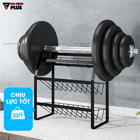 Kệ Để Gia Vị / Chai Lọ Đa Năng Có Mặt Nghiêng Chuyên Dụng Đựng Chai Lọ Bằng Thép Carbon / Sơn Tĩnh Điện | Nanjie - Gia dụng Plus