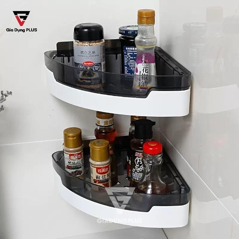 Kệ Góc Tam Giác Nhựa ABS Dán Góc Tường Đa Năng ShuangQuing (SQ-0115) - Gia dụng Plus