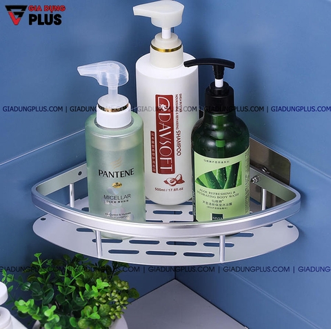 Kệ Tam Giác Dán Góc Tường Nhôm Không Gian Cao Cấp | Không Cần Khoan Tường | ShuangQuing - Gia dụng Plus