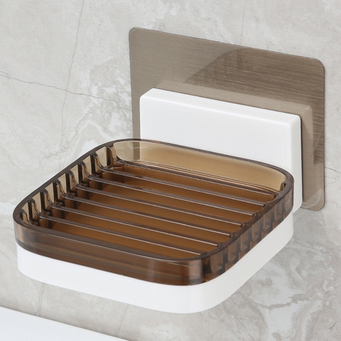 Giá Dán Tường Đựng Xà Bông Xà Phòng Cao Cấp Nhựa ABS Theo Phong Các Bắc Âu | ShuangQuing - Gia dụng Plus