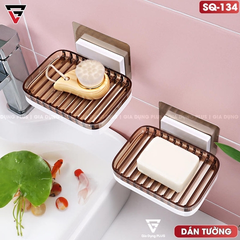 Giá Dán Tường Đựng Xà Bông Xà Phòng Cao Cấp Nhựa ABS Theo Phong Các Bắc Âu | ShuangQuing - Gia dụng Plus
