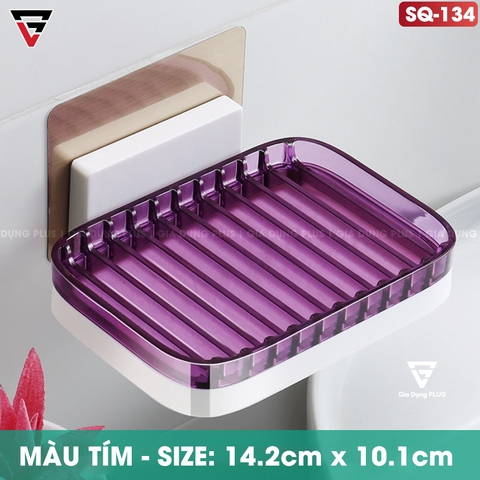 Giá Dán Tường Đựng Xà Bông Xà Phòng Cao Cấp Nhựa ABS Theo Phong Các Bắc Âu | ShuangQuing - Gia dụng Plus