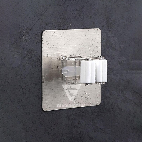 Giá Kẹp Chổi, Cây Lau Nhà Đa Năng Dán Tường | Không Cần Khoan Tường SHUANGQING (SQ-0114) - Gia dụng Plus