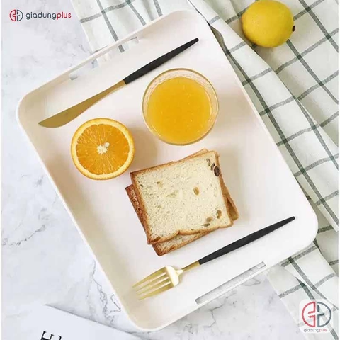 Khay Đựng Đồ Đa Năng Nhựa ABS Tiện Lợi, Hình Chữ Nhật Màu Trắng JIANXIA (JX-0302) - Gia dụng Plus