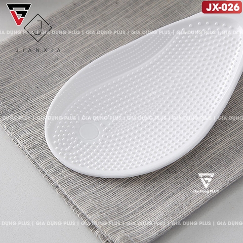 Muỗng Xới Cơm Nhựa PP Chống Dính Tiện Lợi, Có Chân Đứng Để Bàn Thông Minh JIANXIA (JX-0314) - Gia dụng Plus