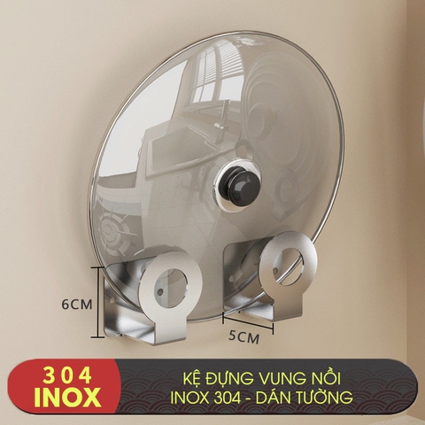 Bộ Các Loại Kệ Giá Cho Phòng Bếp INOX 304, Màu Nguyên Bản Dán Tường | Tối Ưu Không Gian | TIGGANG - Gia dụng Plus