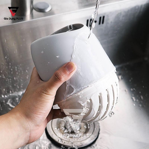 Ống Đựng Đũa Bắc Âu Đặt Bàn Nhựa PP Cao Cấp | Có Khay Hứng Nước | Jianxia - Gia dụng Plus