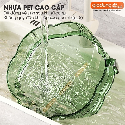 Lồng bàn giữ nhiệt đa năng 360 độ nhựa PET có nhiều tầng giúp chống bụi & côn trùng - bảo quản đồ ăn cho mùa Đông & Tết