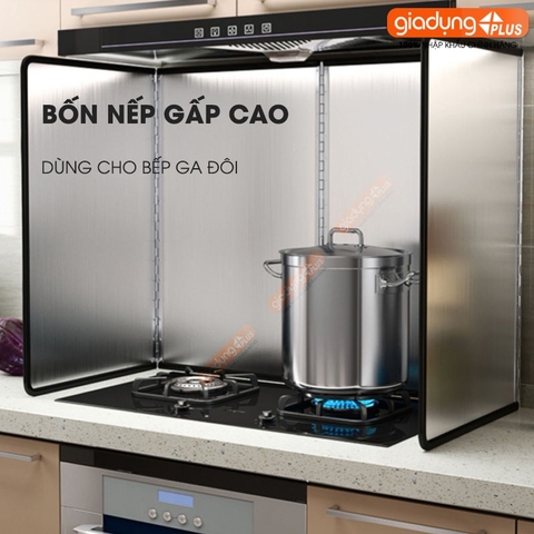 Tấm chắn dầu, chăn gió & cách nhiệt inox 304 cho nhà bếp, chống bám bẩn tường nhà bếp LAZYDO (LZ0250) - Gia dụng Plus