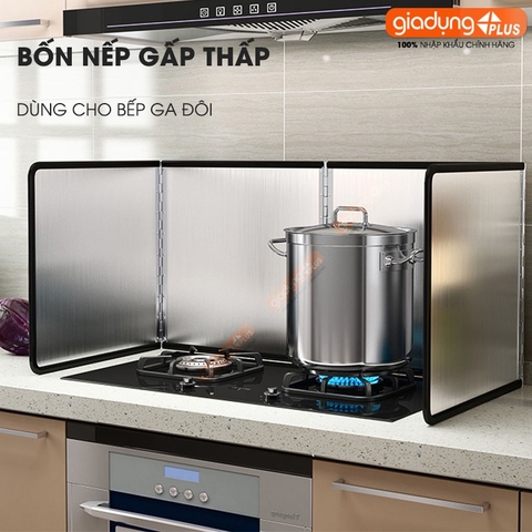 Tấm chắn dầu, chăn gió & cách nhiệt inox 304 cho nhà bếp, chống bám bẩn tường nhà bếp LAZYDO (LZ0250) - Gia dụng Plus