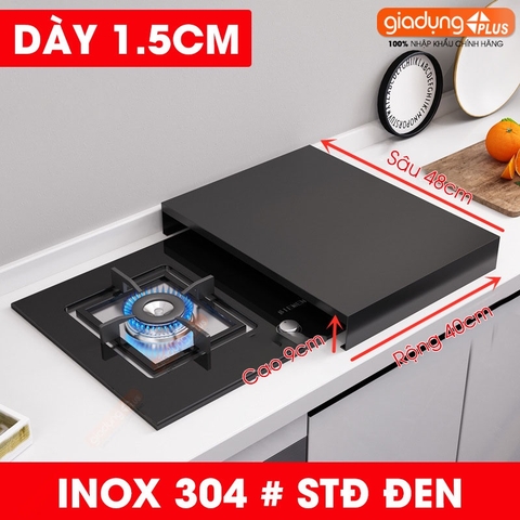 Tấm chắn mặt bếp ga inox 304, sơn tĩnh điện để đồ đa năng tăng thêm không gian sử dụng cho bếp hẹp LAZYDO (LZ-0251) - Gia dụng Plus