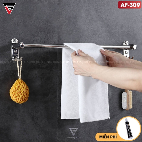 Thanh Treo Khăn Mặt, Khăn Tắm Bằng INOX 304 Dán Tường, Không Cần Khoan | MOYANG - Gia dụng Plus