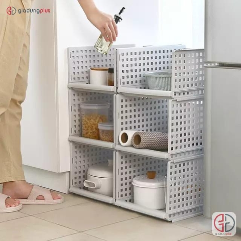 Kệ Vách Chia Ngăn Tủ | Bằng Nhựa PP | Thông Minh, Đa Năng Giúp Tủ Quần Áo & Tủ Bếp Gọn Gàng (ZS-0510) - Gia dụng Plus