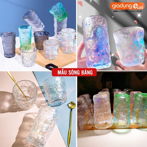 Cốc Thủy Tinh Phong Cách Hiện Đại Nhập Khẩu - Ly Uống Nước, Ly Thủy Tinh Decor Phòng Khách & Nhà Bếp