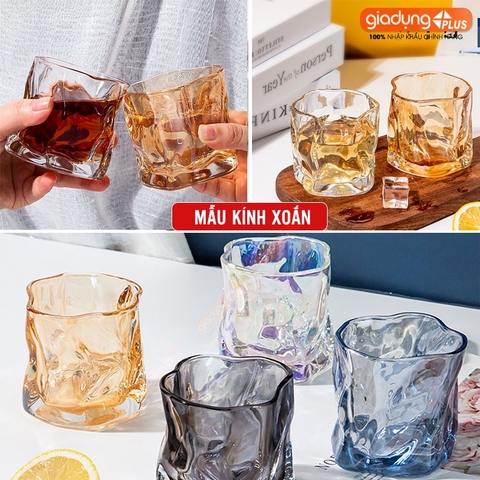 Cốc Thủy Tinh Phong Cách Hiện Đại Nhập Khẩu - Ly Uống Nước, Ly Thủy Tinh Decor Phòng Khách & Nhà Bếp