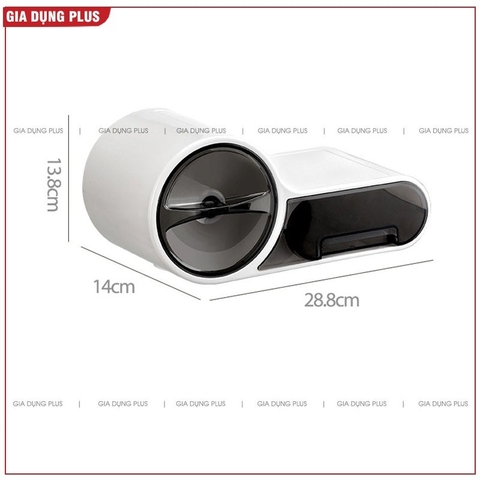 Hộp giấy vệ sinh dán tường cao cấp hai ngăn đa năng cao cấp ShuangQuing (SQ-5262)