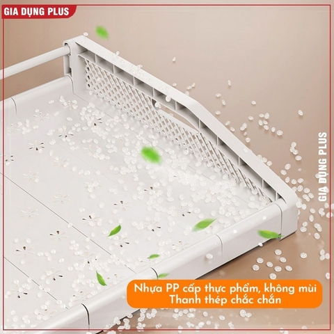 Kệ co giãn chia ngăn tủ dạng ngăn kéo để đồ dùng quần áo đa năng, xếp tầng linh hoạt, tiết kiệm không gian