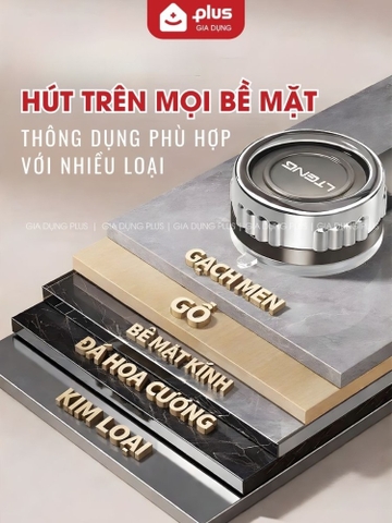 Thanh Móc Treo Đồ Cốc Hút Không Khoan Tường, Chịu Tải 30Kg, Móc Treo Đồ Dán Tường Bám Dính Chắn Chắn