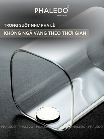 Lọ Thuỷ Tinh Có Nắp Gỗ Tre Borosilicate Chịu Nhiệt, Không Chứa Chì Cao Cấp PHALEDO - Nắp Vuông (PL-0372)