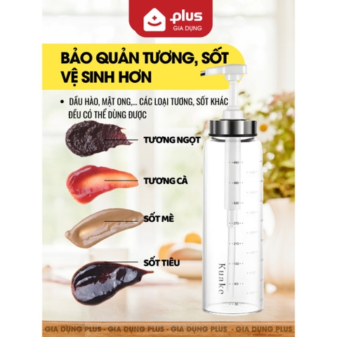Lọ xịt tương ớt, nước sốt thông minh bằng thuỷ tinh boroslicate - Vimora