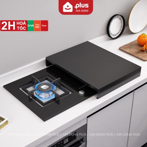Tấm chắn mặt bếp ga inox 304, sơn tĩnh điện để đồ đa năng thêm không gian sử dụng cho bếp hẹp LAZYDO (LZ-0251)
