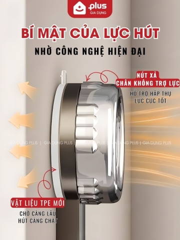 Thanh Treo Đồ Cốc Hút Không Khoan Tường, Chịu Tải 30Kg -Móc Treo Đồ Nhôm Hàng Không Cao Cấp Không Gỉ