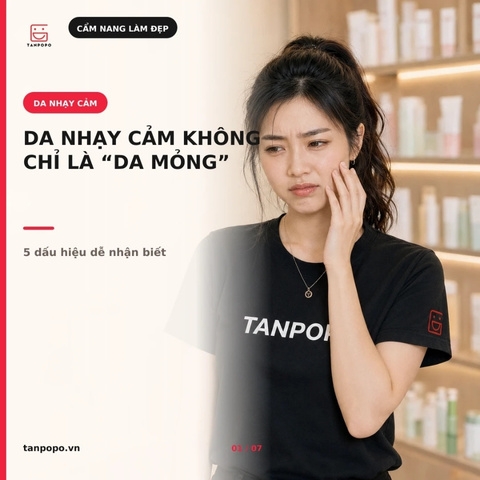 Da nhạy cảm là gì? 5 dấu hiệu dễ nhận biết