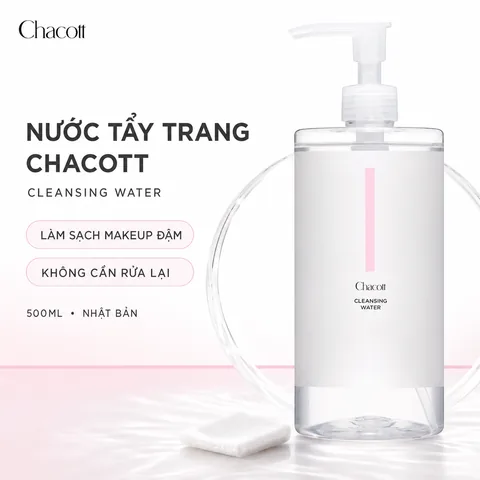 Tẩy Trang Chacott For Professionals Cleansing Water 500ml