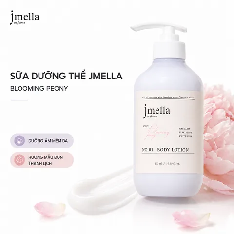 Sữa Dưỡng Thể Jmella Body Lotion 500ml - No.1 Blooming Peony