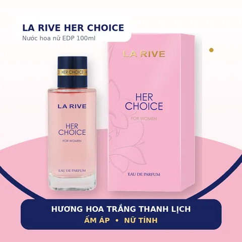 Nước Hoa Nữ La Rive Her Choice For Women EDP 100ml