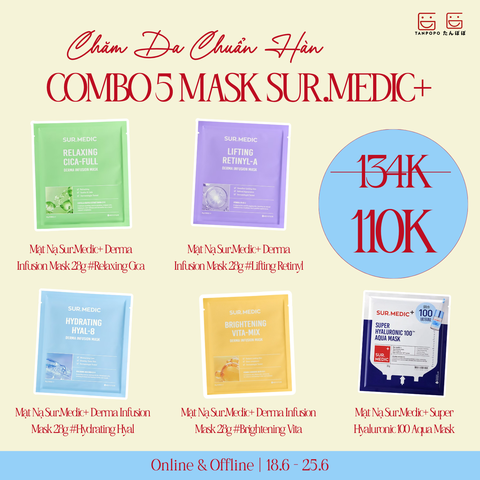 COMBO Mặt Nạ SUR.MEDIC+